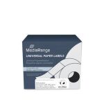 MediaRange Universal-Papieretiketten, für/ersetzt Brother® DK-11202, 62x100mm, 300 Stück, schwarz auf weiß