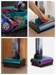 Dyson Clean + Wash Hygiene 2-in-1-Stabstaubsauger Batterie Trocken&Nass Beutellos Blau, Kupfer