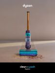 Dyson Clean + Wash Hygiene 2-in-1-Stabstaubsauger Batterie Trocken&Nass Beutellos Blau, Kupfer