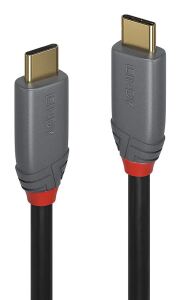 Lindy 36909 USB Kabel USB 3.2 Gen 2 (3.1 Gen 2) 7 m USB C 10 Gbit/s 100 W Schwarz