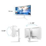 Philips 34IN 21:9 FAST VA 200HZ 3440X14 40 HAS 130MM HDMI X 2X 2.0 DP X Computerbildschirm 86,4 cm (34") 3440 x 1440 Pixel Weiß