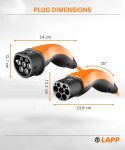 LAPP Ladekabel ORANGE 10m/11kW Type 2, 20A, 3-phasig