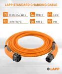 LAPP Ladekabel ORANGE 10m/22kW Type 2, 32A, 3-phasig