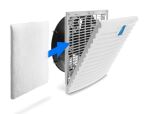 DELOCK Axiallüfter 230 V AC mit Filter 254 x 254 x 107 mm