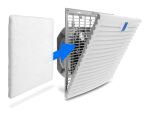 DELOCK Axiallüfter 230 V AC mit Filter 323 x 323 x 127 mm