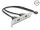 DELOCK USB 2.0 Slotblech mit 2 x EASY USB Typ-A Port