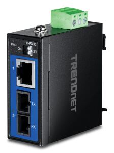 TRENDnet Konverter Industrial 100BASE-LX SC 1KM IP 30