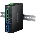 TRENDnet Industrie Switch 7-port Gbit PoE+ L2 IP30 Meta