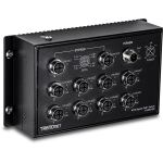 TRENDnet 10-Port Industrial EN50155 M12 Gigabit PoE+ Railsw.