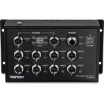 TRENDnet 10-Port Industrial EN50155 M12 Gigabit PoE+ Railsw.