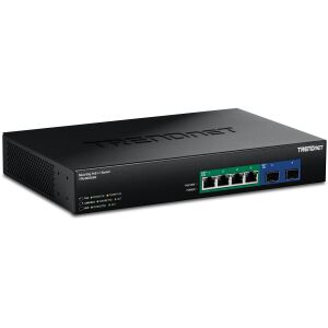 TRENDnet 6-Port 2.5G GaN Power PoE++ Switch 10G SFP+Port240W