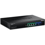 TRENDnet 6-Port 2.5G GaN Power PoE++ Switch 10G SFP+Port240W