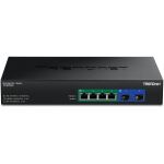 TRENDnet 6-Port 2.5G GaN Power PoE++ Switch 10G SFP+Port240W