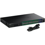 TRENDnet 28-Port 2.5G PoE++ Web Smart Switch 10SFP+ Slots