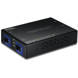 Trendnet TFC-G22SFP Netzwerk-Switch Unmanaged Gigabit Ethernet (10/100/1000) Schwarz