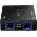 Trendnet TFC-G22SFP Netzwerk-Switch Unmanaged Gigabit Ethernet (10/100/1000) Schwarz