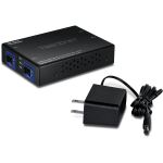 Trendnet TFC-G22SFP Netzwerk-Switch Unmanaged Gigabit Ethernet (10/100/1000) Schwarz