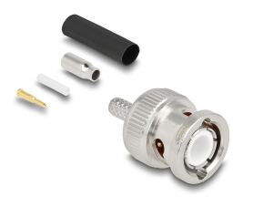 DELOCK BNC Stecker 50 Ohm zum Crimpen RG-174 / RG-316