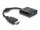 DELOCK Adapter HDMI Stecker zu VGA Buchse schwarz