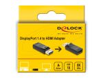 DeLOCK 61084 Kabeladapter DisplayPort HDMI Schwarz