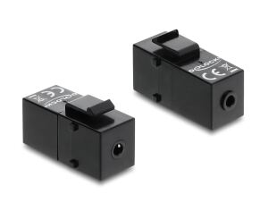 DELOCK Klinkenbuchse 3,5mm 4Pin > Klinkenbu 3,5mm 4Pin schw