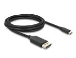 DELOCK USB Type-C > DisplayPort (DP Alt Mode) 8K 60 Hz 2m
