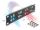 DELOCK 10" Rackblende für 4 Lüfter 40 x 40mm 1 HE dunkelgrau