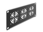DELOCK 10" Rackblende für 3 Lüfter 60 x...
