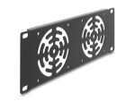 DELOCK 10" Rackblende für 2 Lüfter 80 x...