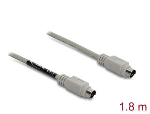 Delock Kabel PS/2 Stecker zu Stecker 1,8 m