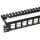24-Port Blank Angeled Keytsone Shielded 1U Patch Panel