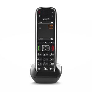 Gigaset E720HX Analoges/DECT-Telefon Anrufer-Identifikation Schwarz