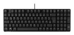 CHERRY K37ID Tastatur Industriell USB QWERTZ Deutsch Schwarz