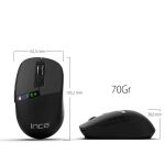 INCA IWM-512RS Wireless Maus 800-1600DPI/BT5.0 2.4GhZ