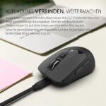 INCA IWM-512RS Wireless Maus 800-1600DPI/BT5.0 2.4GhZ