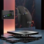 INCA IWM-512RS Wireless Maus 800-1600DPI/BT5.0 2.4GhZ