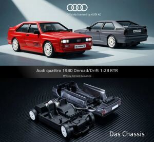Amewi Audi quattro 1980 Onroad/Drift 4WD 1:28 RTR rot