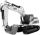 Amewi G705E Bagger Metall 1:14 RTR weiß