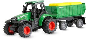 Amewi Traktor aus Metall mit Anhänger 1:64 RTR grün