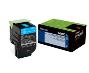 Lexmark 802SC Tonerkartusche 1 Stück(e) Original Cyan