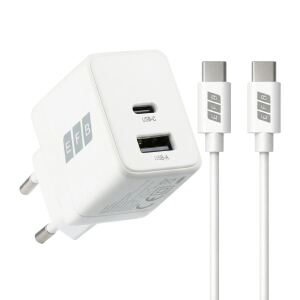 EFB Ladegerät 30W USB-C + USB-A Set PD3.0 GaN QC3.0