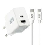 EFB Ladegerät 30W USB-C + USB-A Set PD3.0 GaN QC3.0