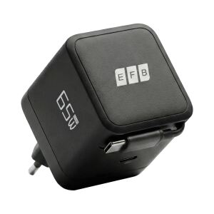 EFB Ladegerät 65W 1xUSB-C PD3.0 GaN QC3.0