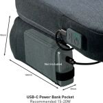 LEITZ Sitzkissen beheizbar iComfi Powerbank NICHT inkl., TÜV zertifiz.