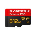 512 GB MicroSDXC SANDISK Extreme PRO R250/W170