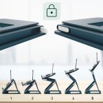 LEITZ Sitz-Steh Laptopständer 2-in-1 für Schreibtische