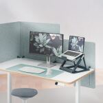 LEITZ Sitz-Steh Laptopständer 2-in-1 für Schreibtische