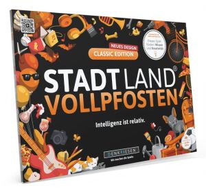 Denkriesen Stadt Land Vollpfosten Spielblock Classic Edition