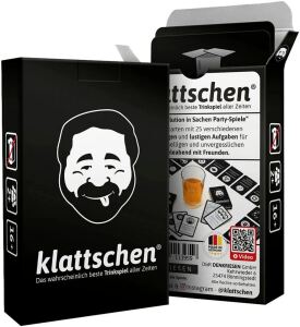 KLATTSCHEN - Trinkspiel - SPIELKARTENKARTON