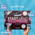 Denkriesen Stadt Land Vollpfosten Spielblock Party Edition